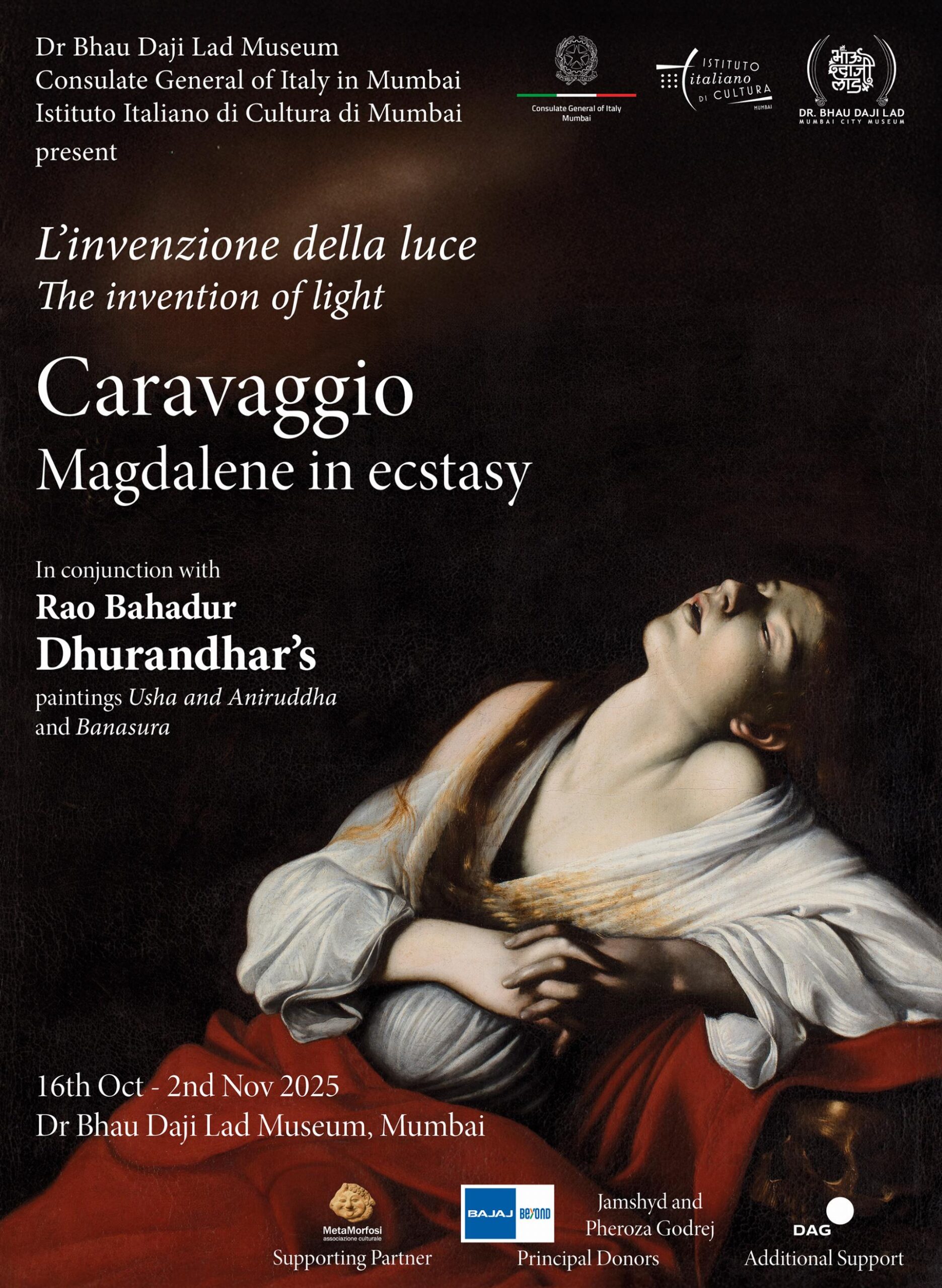 La Maddalena in estasi / Mary Magdalene in Ecstasy by Michelangelo Merisi da Caravaggio