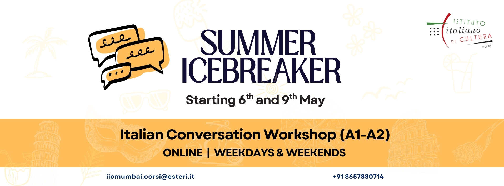 Summer Ice-breaker: Italian Conversation Workshop